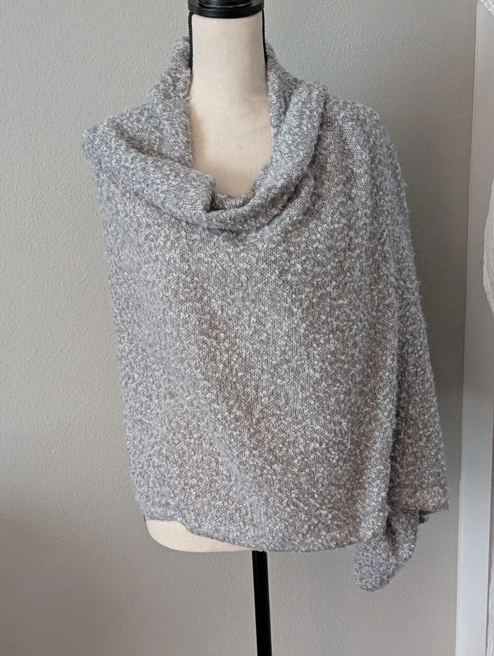 Cozy Gray Infinity Scarf